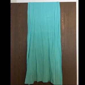 Cute blue maxi skirt